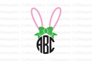 Easter Buuny Monogram: A Versatile Design for Personalized Projects