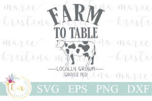 Farm to Table Cow Cut File: A Creative Tool for Modern Makers