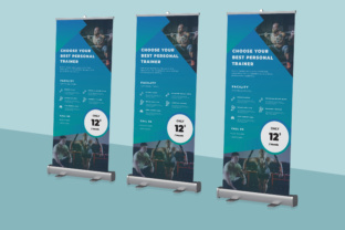 Gym Rollup Banner 02: A Versatile and Professional Design Solution