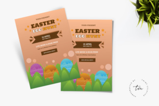 Maximize Your Professional Presence with the Easter Hunt Flyer and Presented Print Template for Resume CV