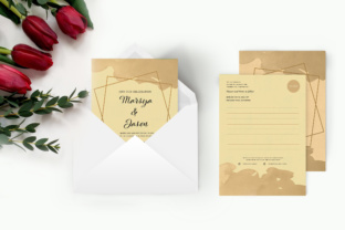 Wedding Postcard: Elegant and Professional